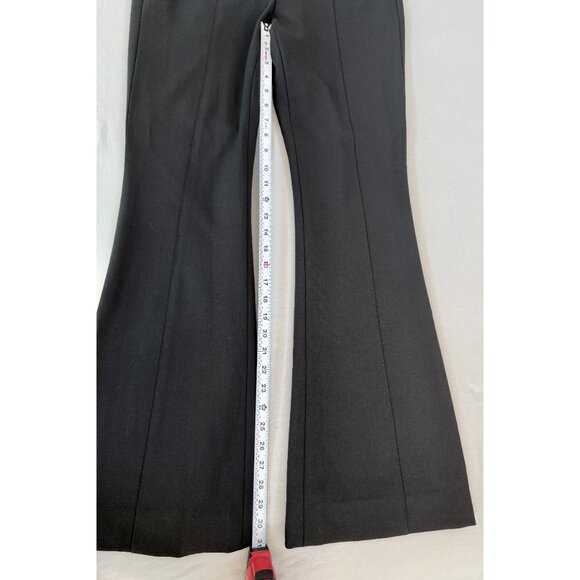 Veronica Beard High Waist Flared Trousers in Black - Picture 5 of 8
